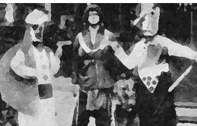 Acteurs du drame surréaliste Les Mamelles de Tirésias, en 1918